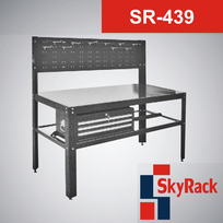 Верстак на регулируемых опорах SkyRack SR-439 (1500х700х1500мм)